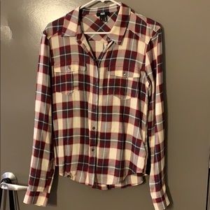 Paige plaid blouse